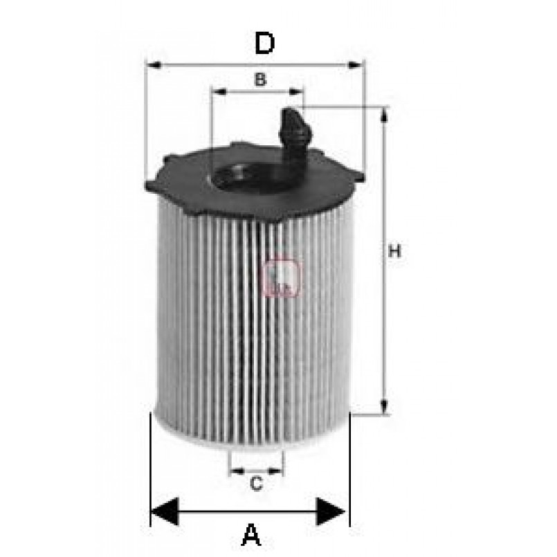 S 5105 PE SOFIMA Фільтр оливи